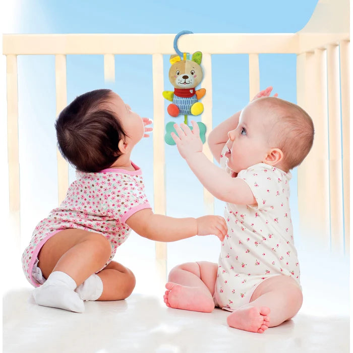 Clementoni Lovely Soft Dog Rattle