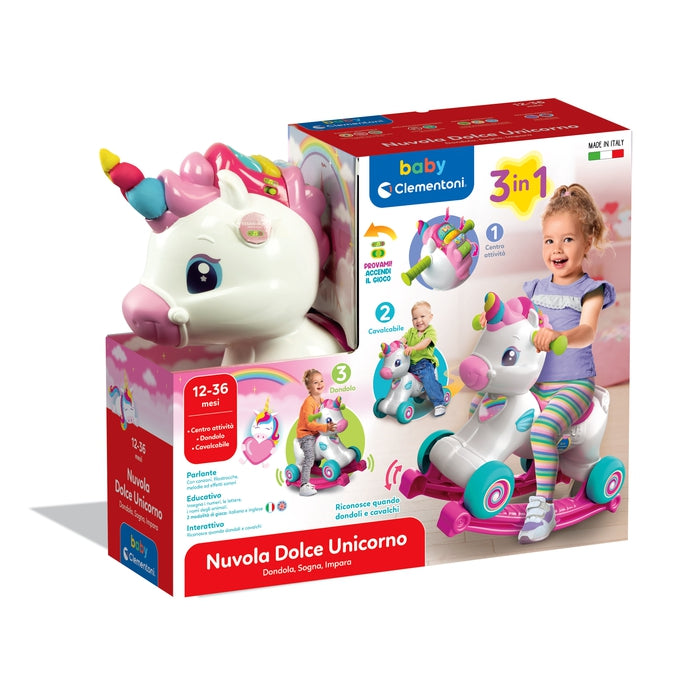 Clementoni Nuvola Dolce Unicorno Cavalcabile