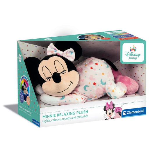 Clementoni Minnie Peluche Relax, Luci, Colori e Melodie