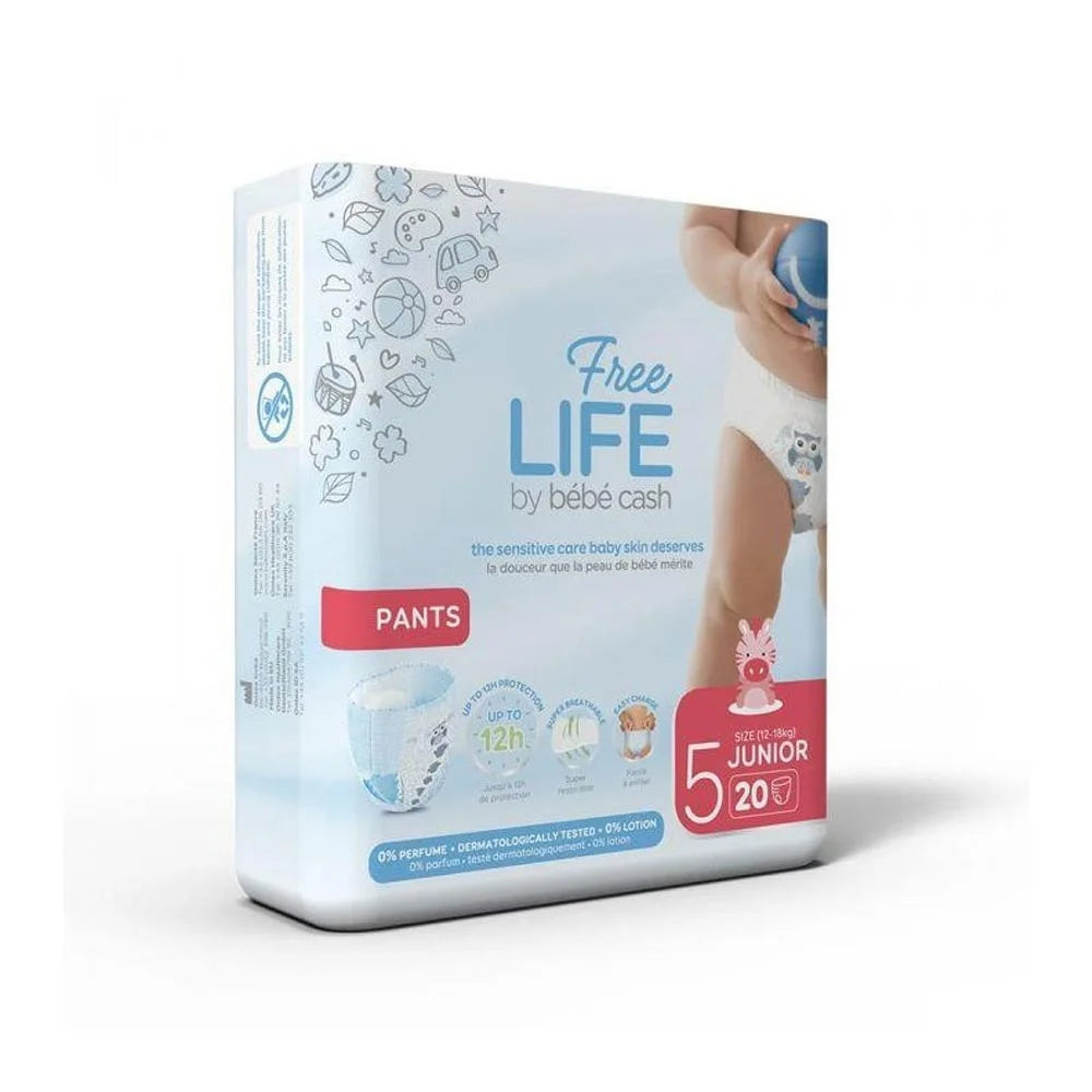 Freelife Pannolini Mutandina Taglia 5 da 12 a 17 kg Conf. 20 pz