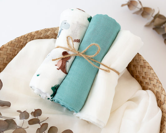 Set 3 Mussole Kiokids Dinosauro