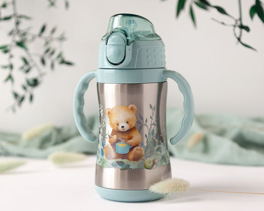 Borraccia Termica Kiokids con Cannuccia 280 ml