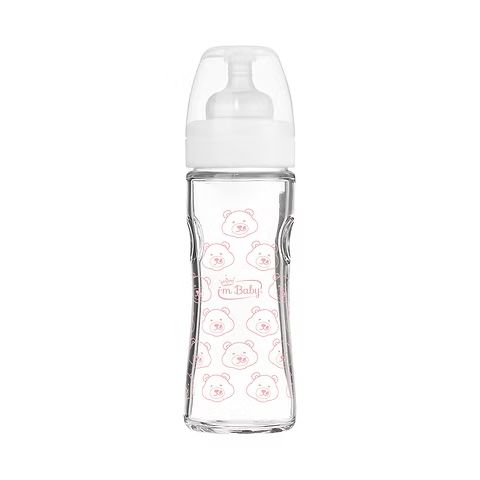 I'm Baby Biberon Vetro 300ML Vari Colori