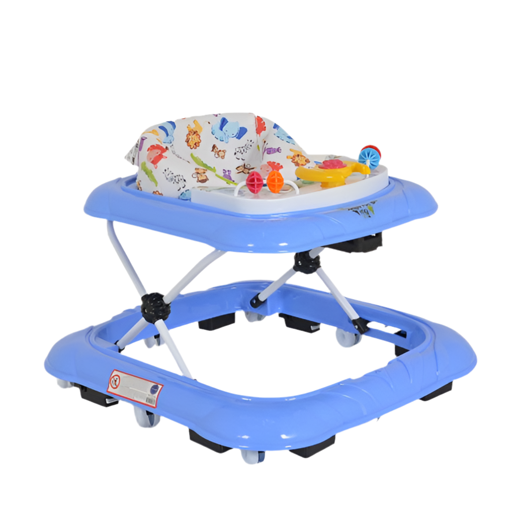 Girello Baby Moni Jungle Fun Blu