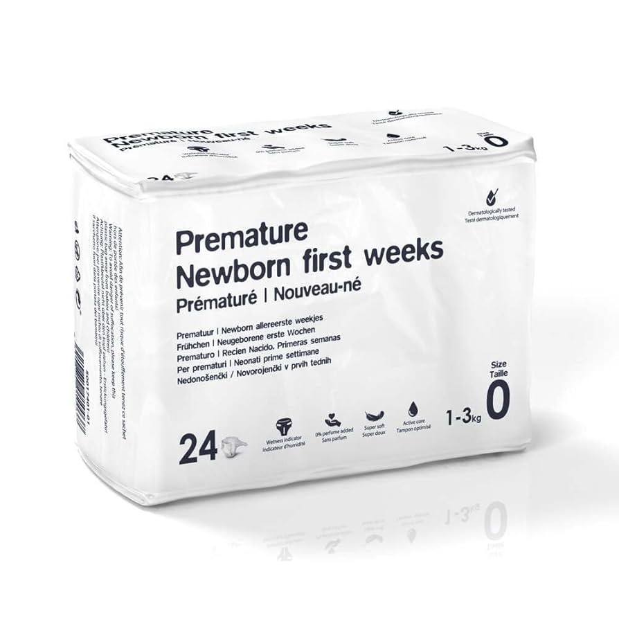 Freelife Pannolini Taglia 0 da 1 a 3 kg Conf. 24 pz Prematuro