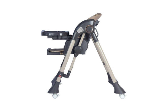 Leonie HappySwing Sediolone Pappa e Altalena 2in1 con Set Pappa in Omaggio Beige