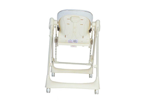 Leonie HappySwing Sediolone Pappa e Altalena 2in1 con Set Pappa in Omaggio Bianco