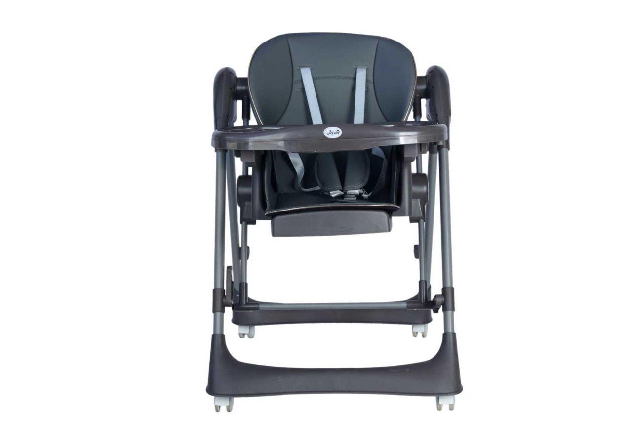 Leonie HappySwing Sediolone Pappa e Altalena 2in1 con Set Pappa in Omaggio Grigio