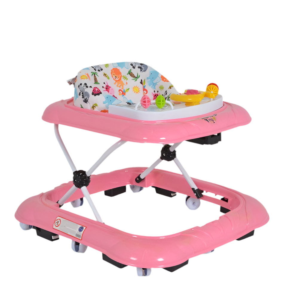 Girello Baby Moni Jungle Fun Rosa