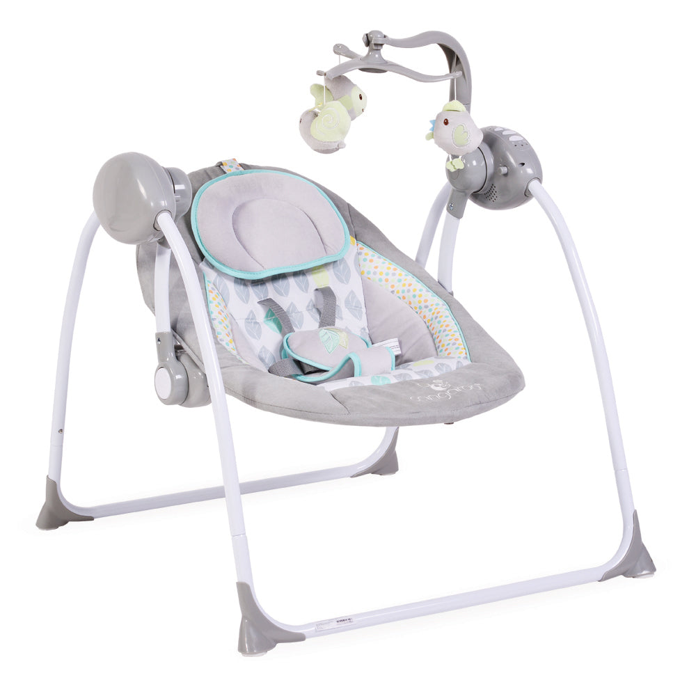 Altalena Elettrica Moni Baby Swing Grigio
