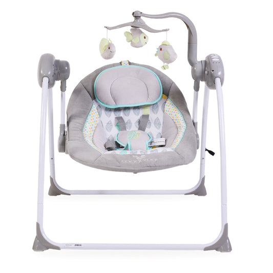 Altalena Elettrica Moni Baby Swing Grigio