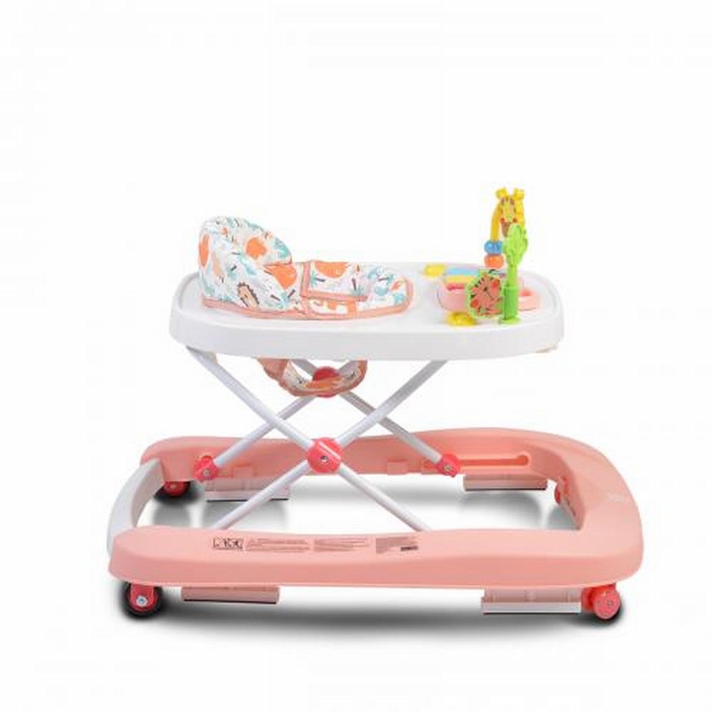 Girello e Primi Passi Moni Zoo 2in1 Rosa