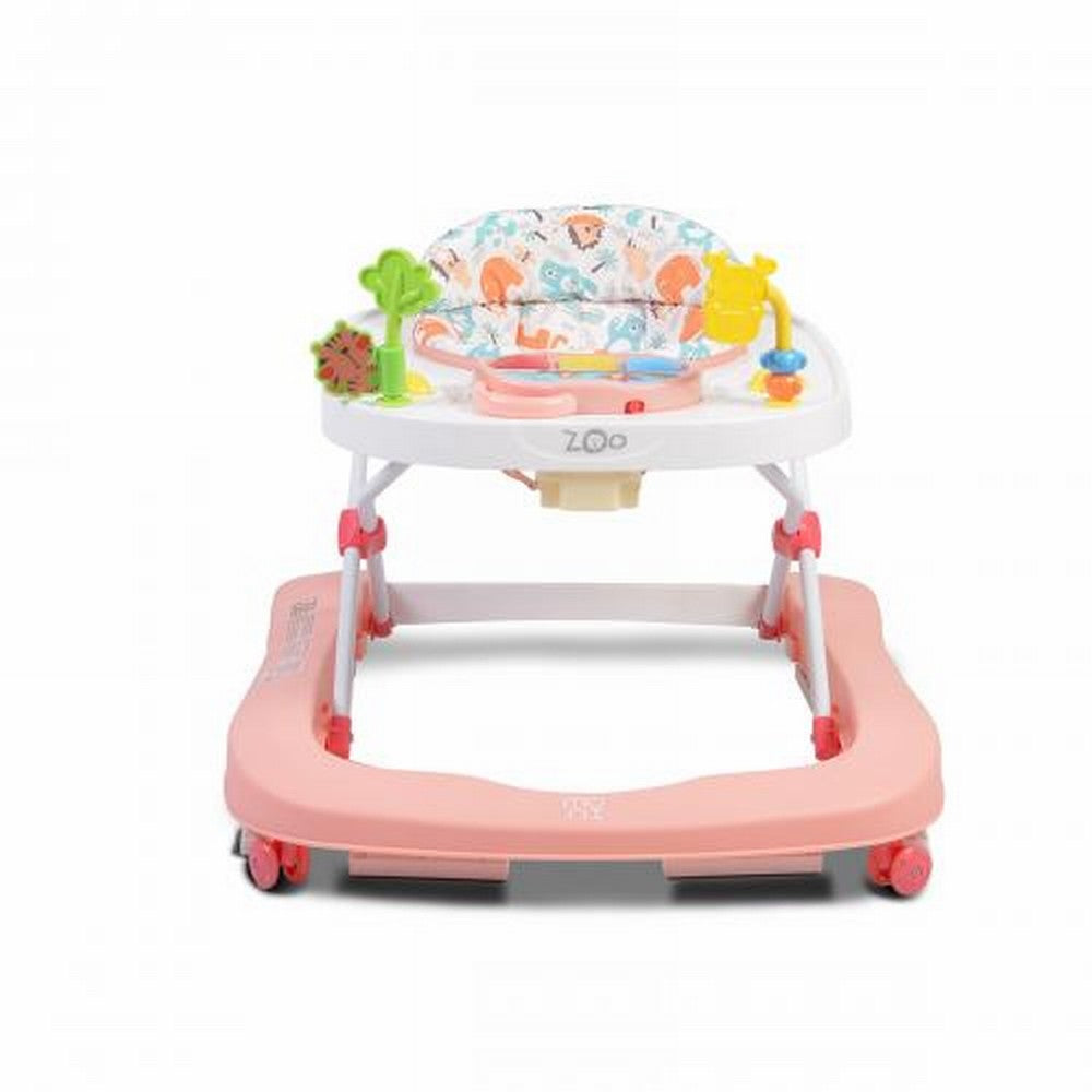Girello e Primi Passi Moni Zoo 2in1 Rosa