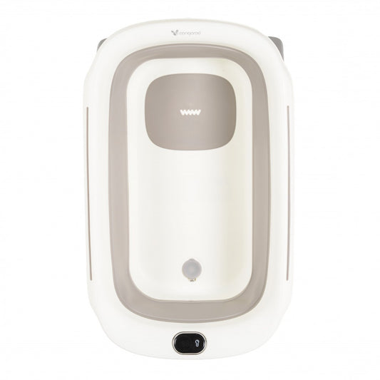 Bagnetto Pieghevole con Termometro Moni Morea + Riduttore OMAGGIO Grigio