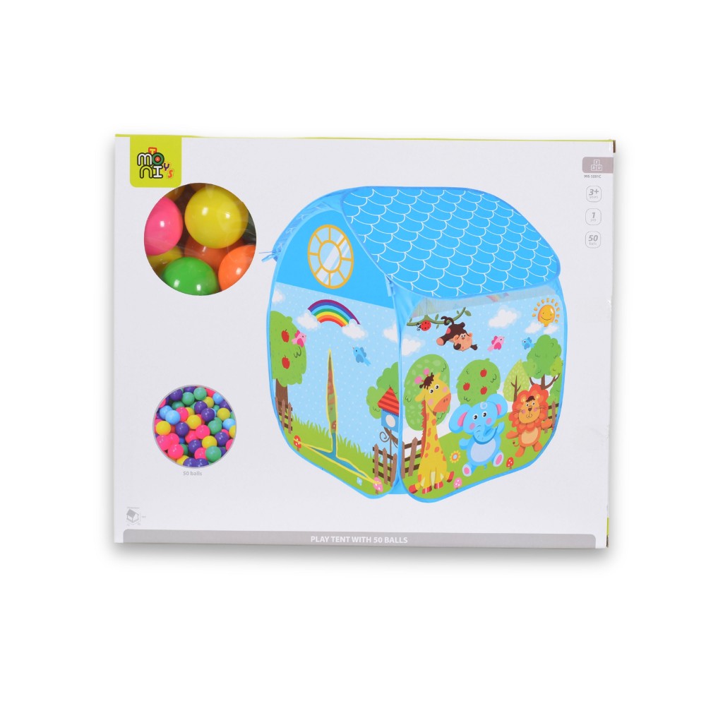 Tenda Gioco Moni Zoo + 50 Palline