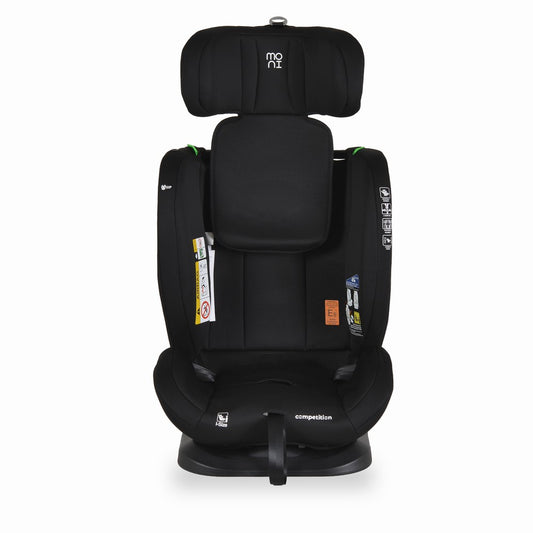 Seggiolino Auto Moni Competition I-Size 40-150cm Nero