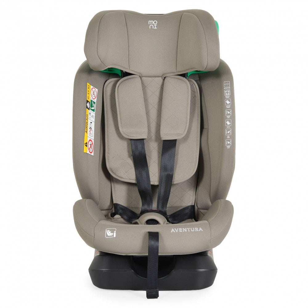 Moni Seggiolino Auto Aventura I-Size 40-150cm Beige