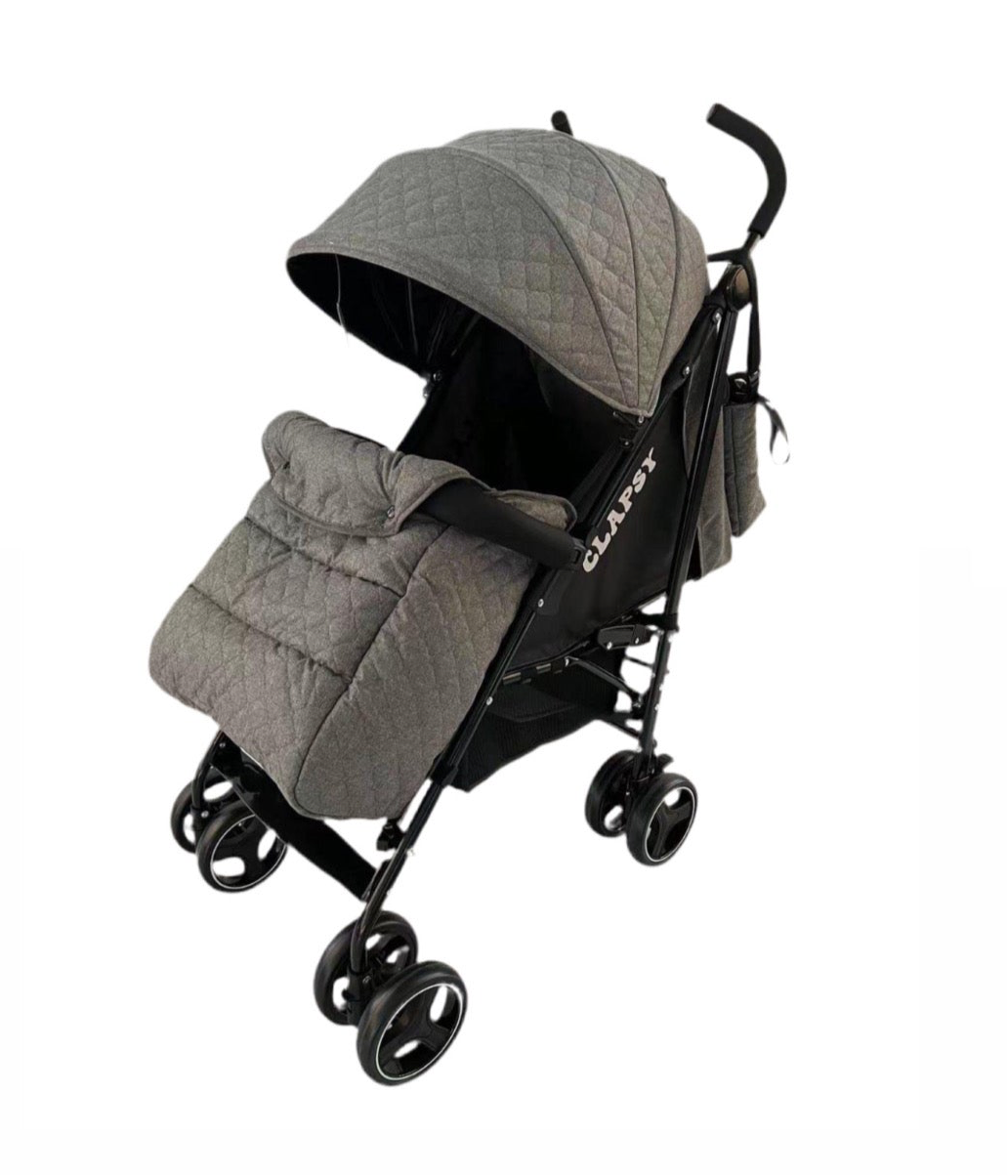 Passeggino Leggero Leonie Clapsy con Borsa e Coprigambe, Vari Colori 0/18kg