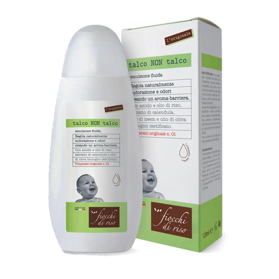 Talco NON Talco Dermo-Zzzz Emulsione Fluida Fiocchi di Riso 120ml