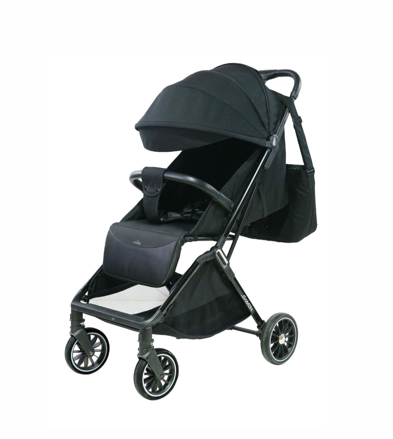 Passeggino Leggero Leonie Samba Chiusura Automatica Completo di Borsa Omologato 0/22kg Vari Colori