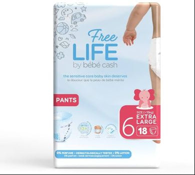 Freelife Pannolini Mutandina Taglia 6 da 15+ kg Conf. 18 pz