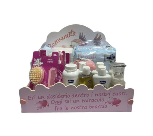 Cesto Nascita Chicco Vari Colori Disponibili Completo di Prodotti