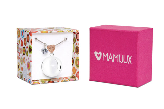 Mamijux Chiama angeli cuore oro rosa con piedini MAMIJUX®