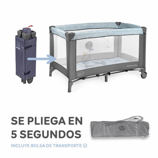 Culla da Campeggio MS Basic Azzurro