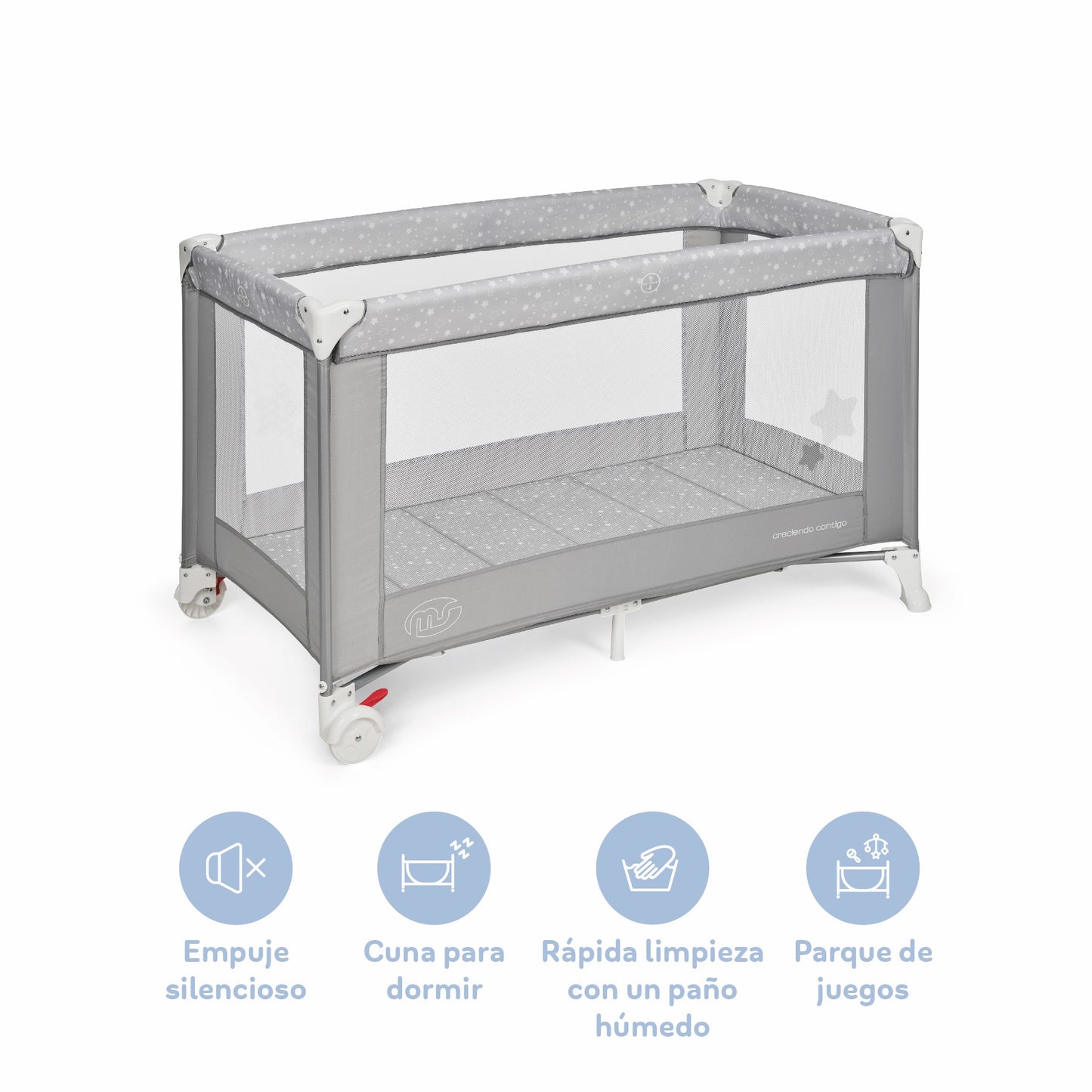 Culla da Campeggio MS Basic Grigio