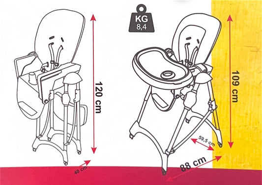 Sediolone Pappa Leonie Pappa e Gioco Beige