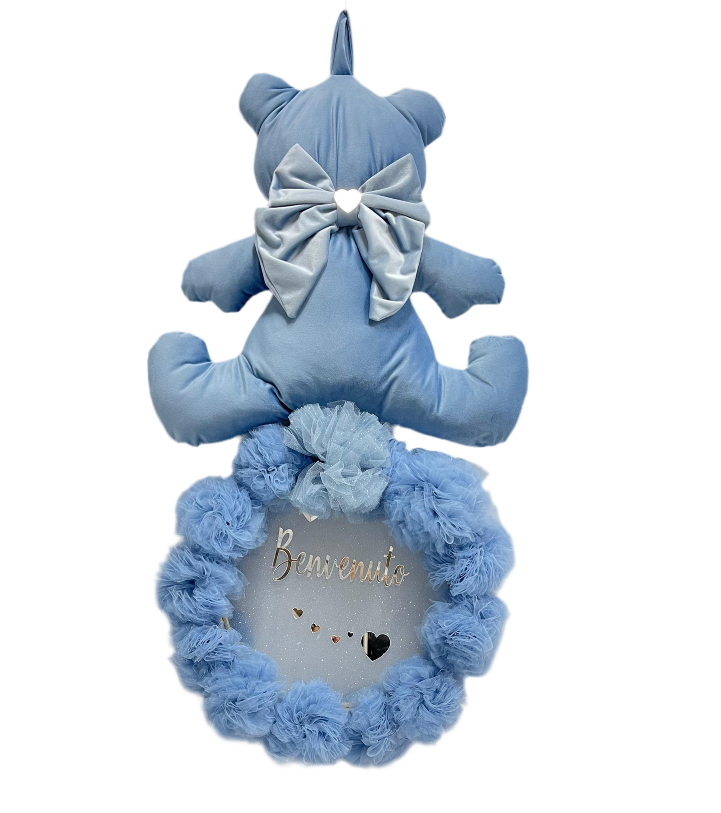 Coccarda Teddy Personalizzata con Nome 100cm
