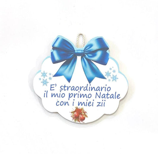 Pallina di Natale in Legno