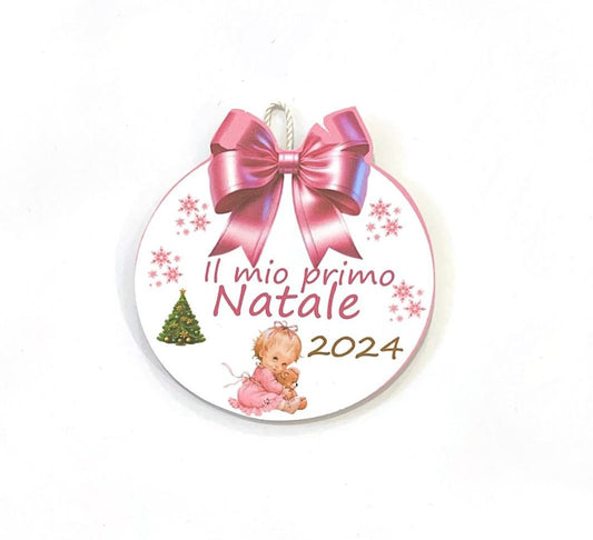 Pallina di Natale in Legno