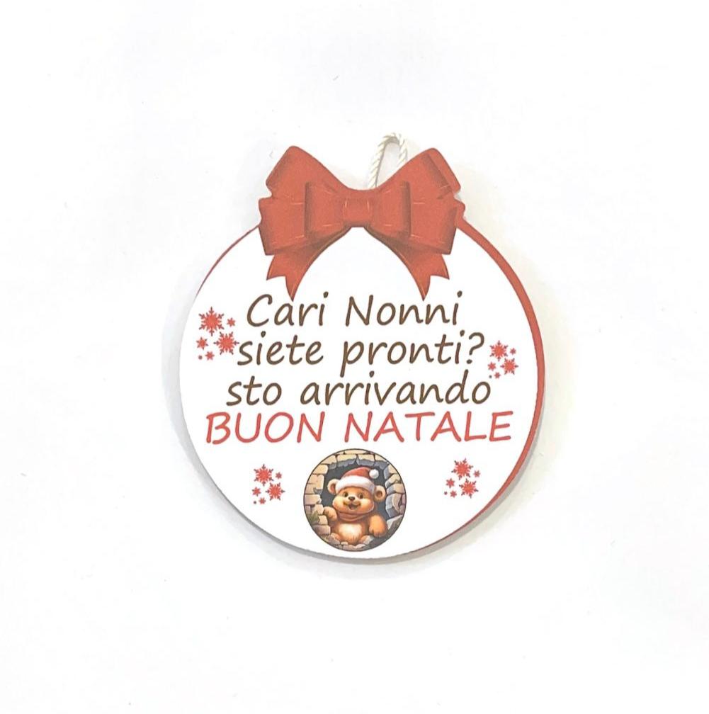 Pallina di Natale in Legno