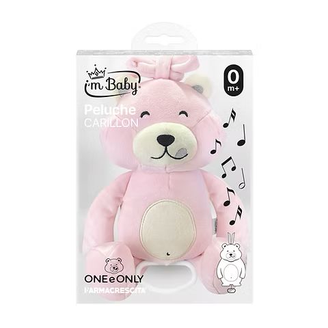 I'm Baby Orsetto Peluche Carillon Vari Colori