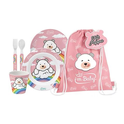 I'm Baby Kit Pappa + Zainetto Rosa
