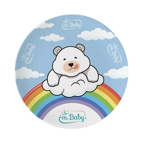 I'm Baby Piatto Piano in Melamina Vari Colori