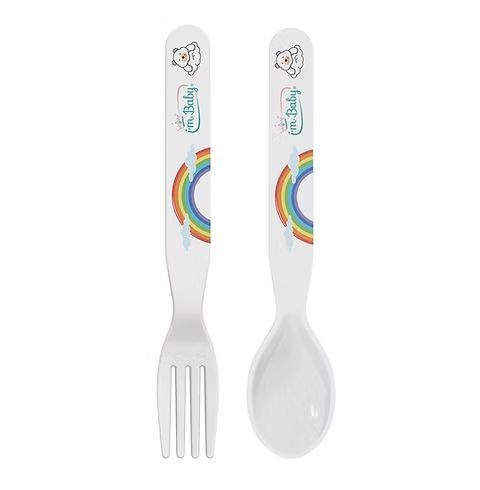 I'm Baby Set Posate in Melamina Vari Colori