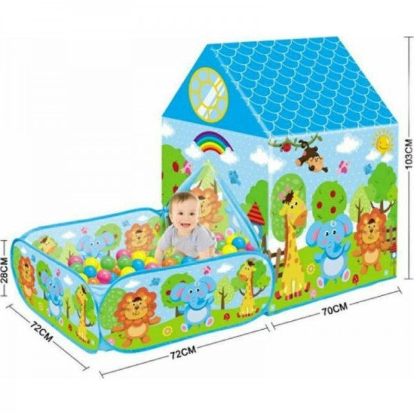 Tenda Gioco Moni Zoo 2in1 + 50 Palline