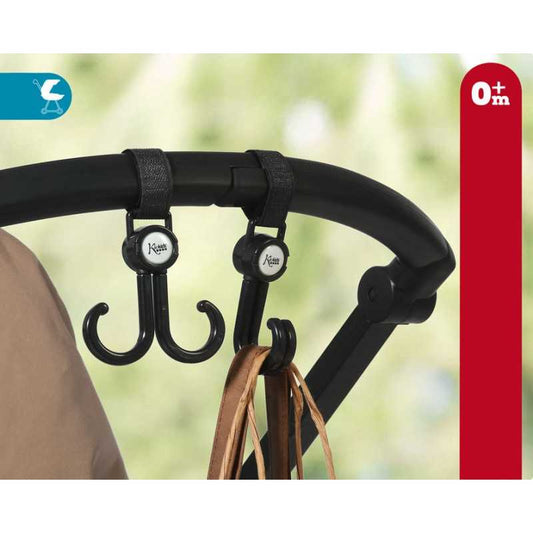 Kiokids Ganci Passeggino Universali 2 Ganci Doppi