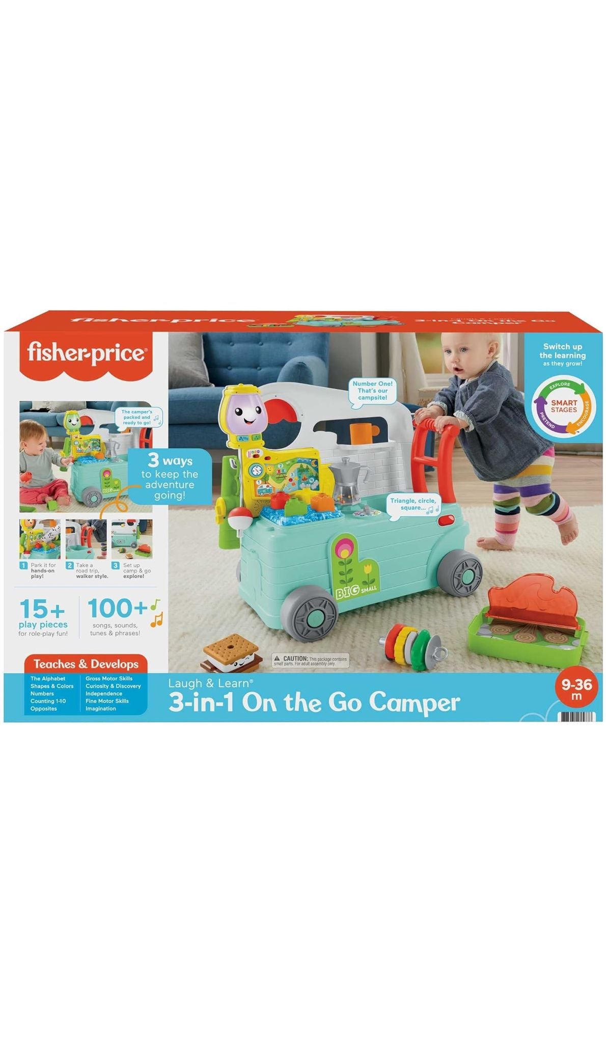 Camper Gandi Avventure Fisher-Price 3in1