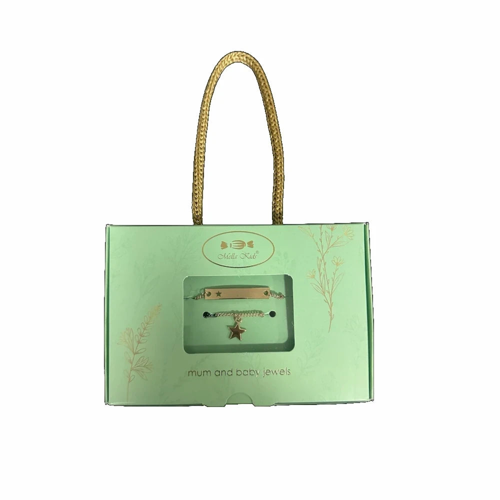 Mella Kids Bracciale Mum and Baby Jewels Quadrifoglio