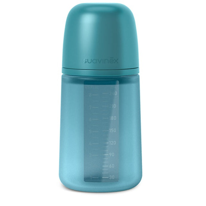 Color Essence Suavinex Biberon Silicone Blu Oceano