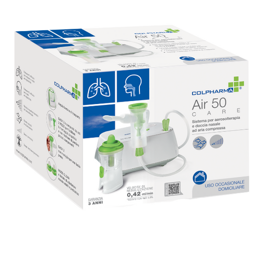 Aerosol Colpharma Air 50 con Doccia Nasale ad Aria Compressa