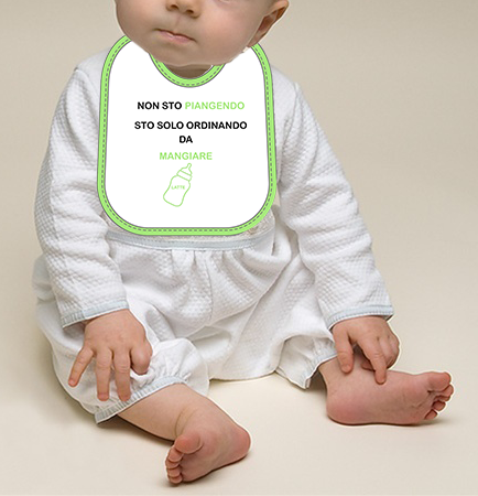Mella Kids Bavaglini Varie Frasi