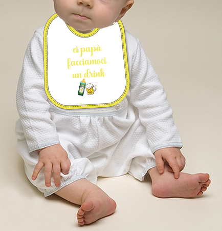 Mella Kids Bavaglini Varie Frasi