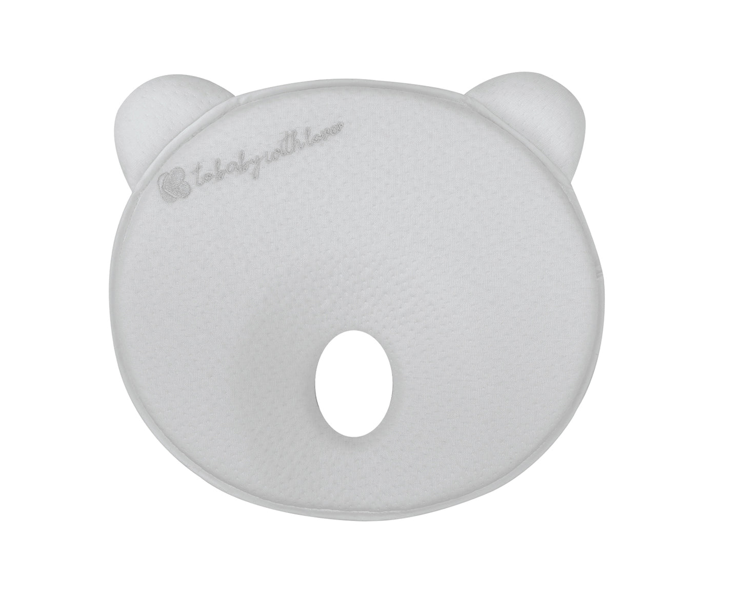 Kikkaboo Cuscino Ergonomico in Memory Foam Bear Grigio