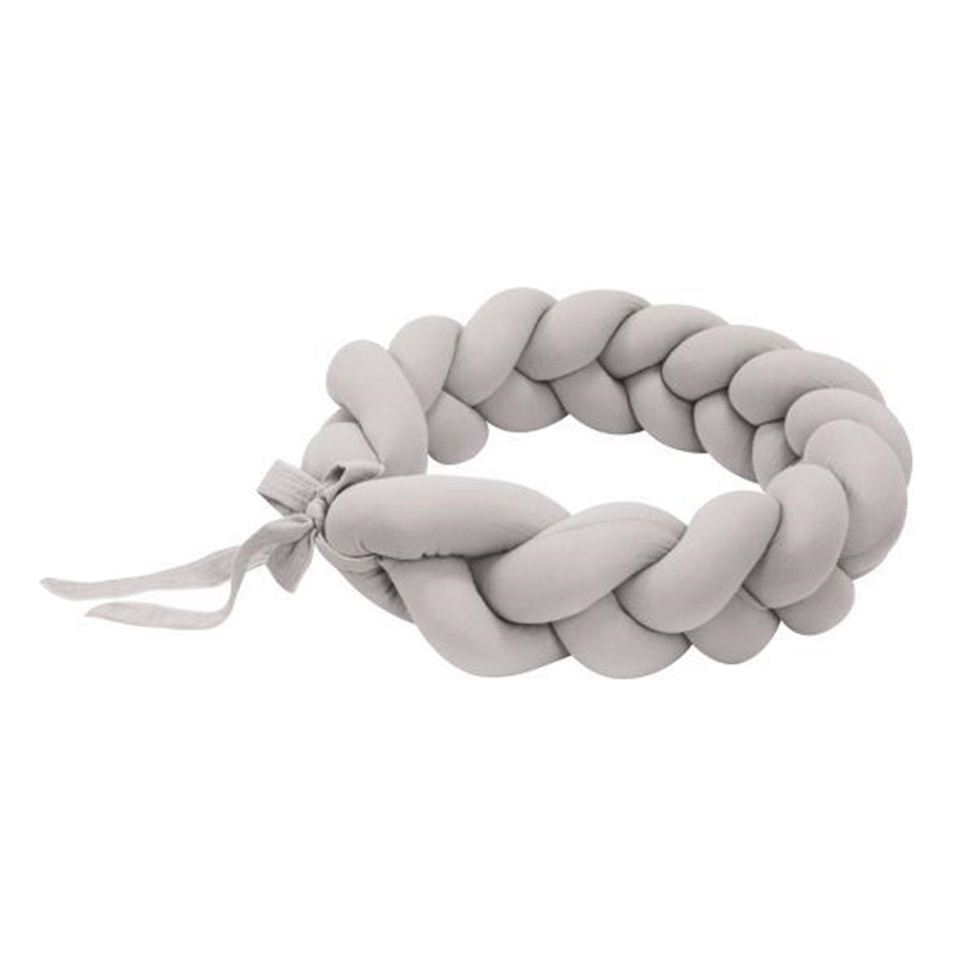 Bibo Treccia Paracolpi per Mini Culla 120cm Grigio