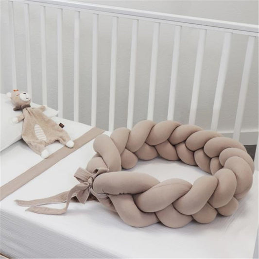 Bibo Treccia Paracolpi per Mini Culla 120cm Beige