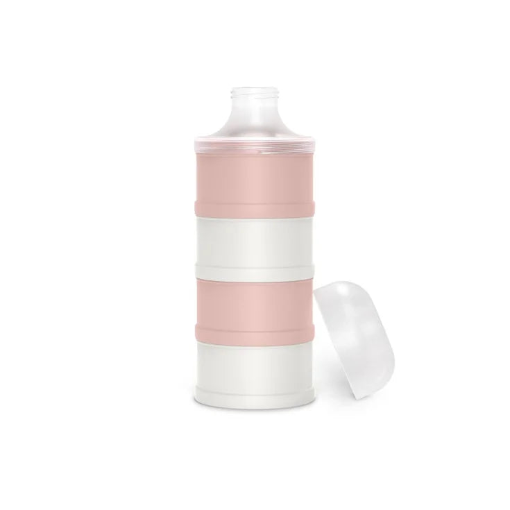 Suavinex Dosatore Latte in Polvere con 4 Scomparti Rosa